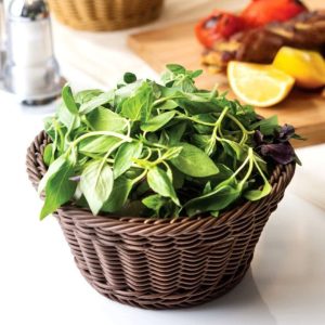 سبد سبزی حصیری