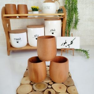 لیوان چوبی